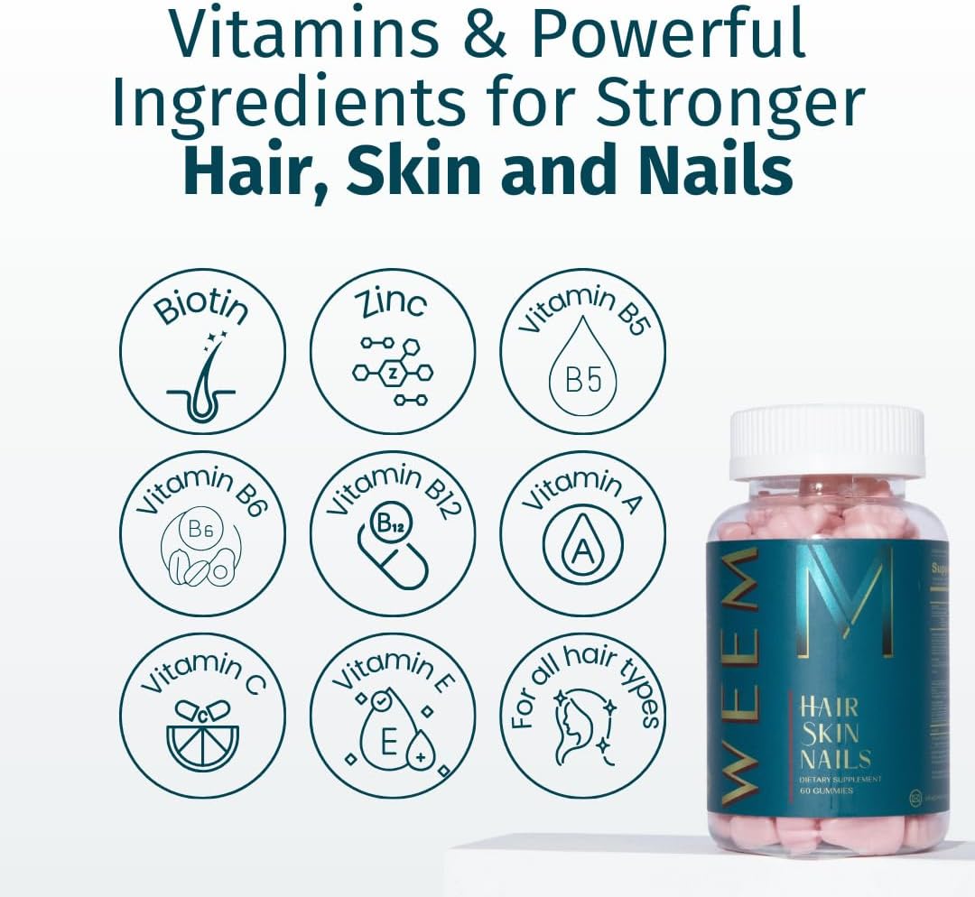 WEEM Hair Skin and Nails Gummies